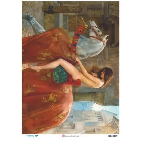 8049 Diamond Pirinç Dekopaj Kağıdı 30x42cm