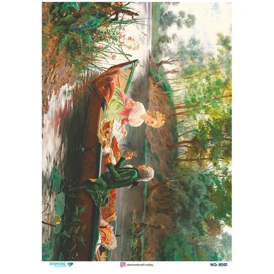 8051 Diamond Pirinç Dekopaj Kağıdı 30x42cm