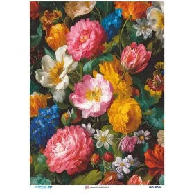 8056 Diamond Pirinç Dekopaj Kağıdı 30x42cm