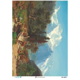 8073 Diamond Pirinç Dekopaj Kağıdı 30x42cm
