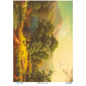 8088 Diamond Pirinç Dekopaj Kağıdı 30x42cm