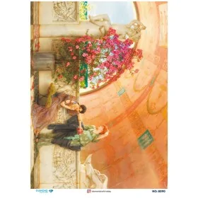 8090 Diamond Pirinç Dekopaj Kağıdı 30x42cm