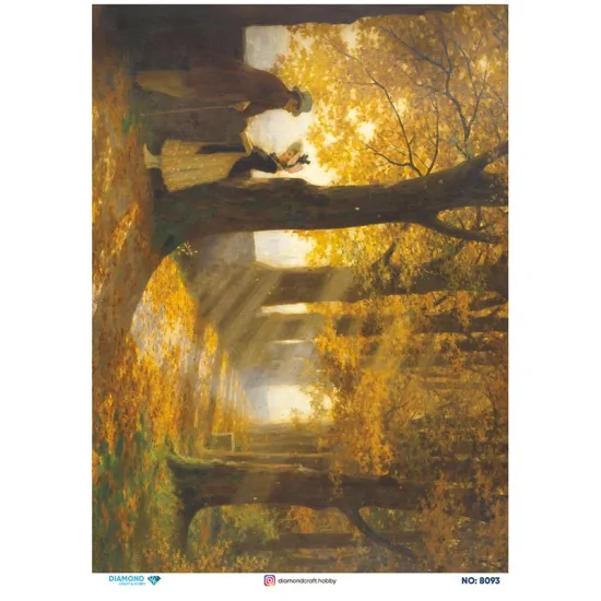 8093 Diamond Pirinç Dekopaj Kağıdı 30x42cm