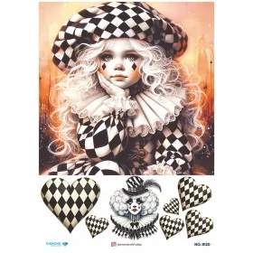 8120 Diamond Pirinç Dekopaj Kağıdı 30x42cm