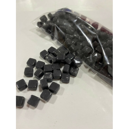 Siyah Cam Mozaik Taş 5x5mm 100 Gram