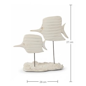 EHS57 Melek Balıkları Ham Polyester Obje