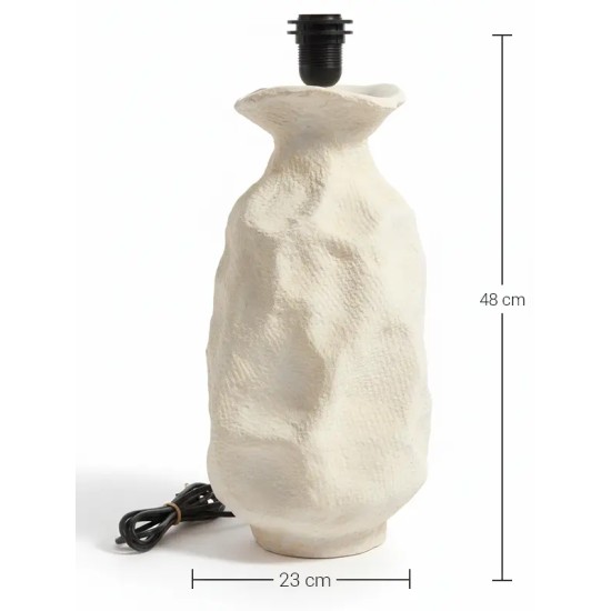 EHS103 Lambalı İçi Kapalı Vazo Ham Polyester Obje
