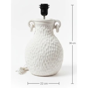EHS107 Lambalı İçi Kapalı Vazo Ham Polyester Obje