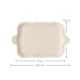 EHS119 İşlemeli Tepsi Ham Polyester Obje