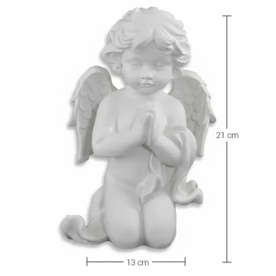 HYK239 Dua Eden Büyük Melek Ham Polyester Obje