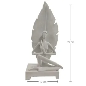 HYK270 Yapraklı Yogacı Kız Ham Polyester Obje