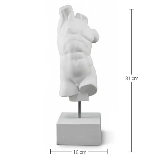 HYK320 Küçük Erkek Tors Ham Polyester Obje