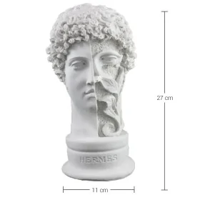 HYK423 Çiçekli Hermes Büst Ham Polyester Obje