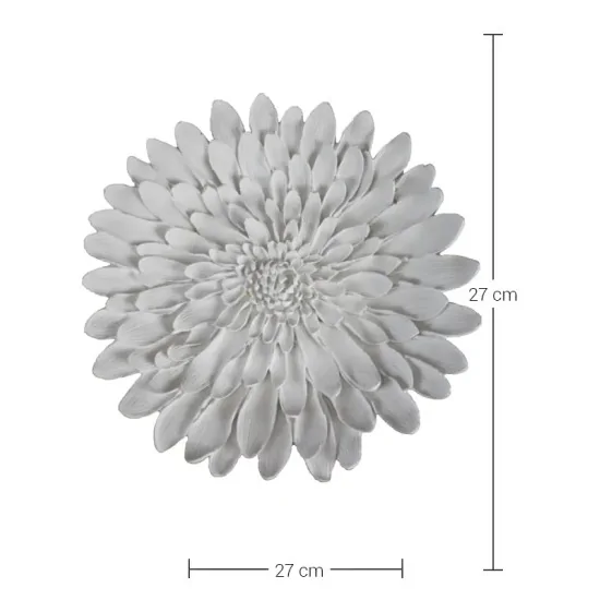 HYK659 Çiçek Model Ham Polyester Obje