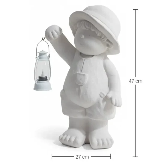 HYK847 Fenerli Çocuk Ham Polyester Obje