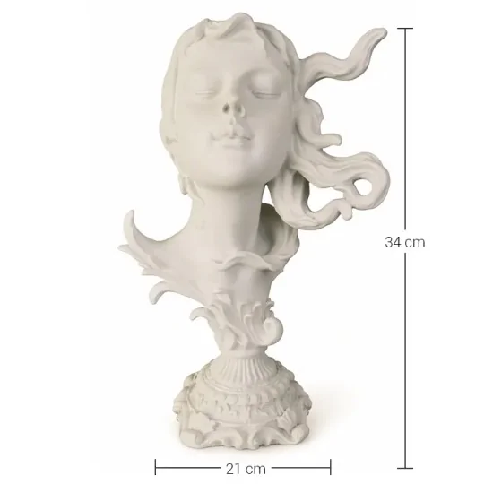 HYK939 Yeni Kız Büst Ham Polyester Obje