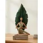 HYK270 Yapraklı Yogacı Kız Ham Polyester Obje