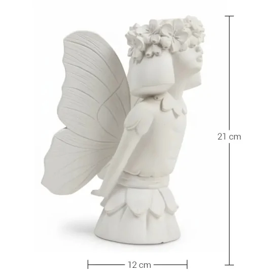 HYK495 Küçük Melek Kız Biblo Ham Polyester Obje