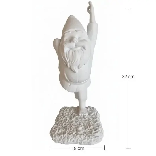 HYK927 Akrobatik Yogacı Cüce Ham Polyester Obje