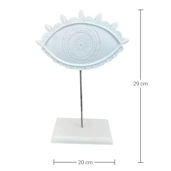 HYK1117 Kaideli Göz Ham Polyester Obje