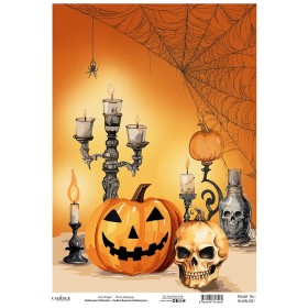 Model HLWN001 Halloween Cadence Pirinç Dekopaj Kağıdı 30X42cm