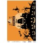 Model HLWN003 Halloween Cadence Pirinç Dekopaj Kağıdı 30X42cm