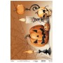 Model HLWN005 Halloween Cadence Pirinç Dekopaj Kağıdı 30X42cm