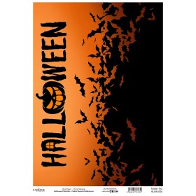 Model HLWN006 Halloween Cadence Pirinç Dekopaj Kağıdı 30X42cm