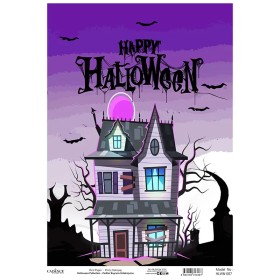 Model HLWN007 Halloween Cadence Pirinç Dekopaj Kağıdı 30X42cm