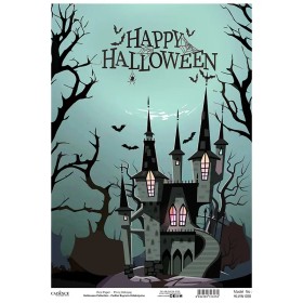 Model HLWN008 Halloween Cadence Pirinç Dekopaj Kağıdı 30X42cm