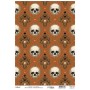 Model HLWN011 Halloween Cadence Pirinç Dekopaj Kağıdı 30X42cm