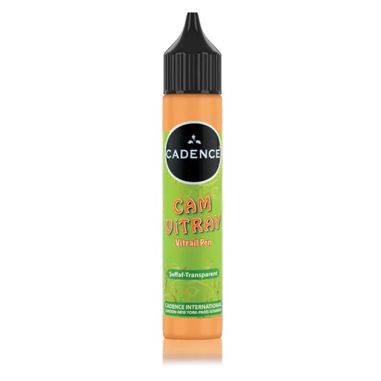 03 Turuncu Vitray Kalem Boya 25ML