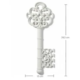 P051 Yana Dekoratif İşlemeli Anahtar Ham Polyester Obje P051 Yana Dekoratif İşlemeli Anahtar Ham Polyester Obje