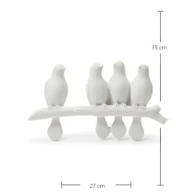 P098 Yana Daldaki Kuşlar Ham Polyester Obje