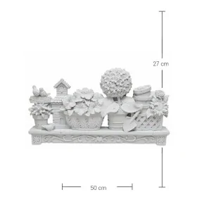 P120 Yana Büyük Bahar Bahçesi Ham Polyester Obje P120 Yana Büyük Bahar Bahçesi Ham Polyester Obje