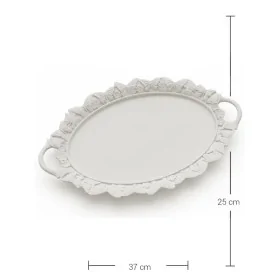 P299 Yana Kelebekli Sunum Tepsisi Ham Polyester Obje