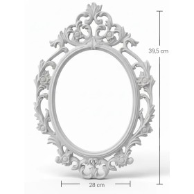 P327 Yana Dekoratif Büyük Çerçeve Ham Polyester Obje P327 Yana Dekoratif Büyük Çerçeve Ham Polyester Obje