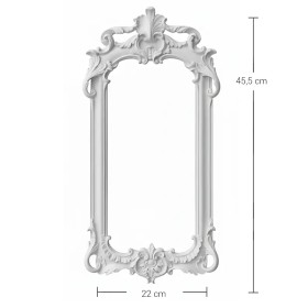 P343 Yana Oymalı Dikdörtgen Ham Polyester Obje P343 Yana Oymalı Dikdörtgen Ham Polyester Obje