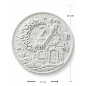 PN09 Yana Yılbaşı Temalı Oval Pano Ham Polyester Obje