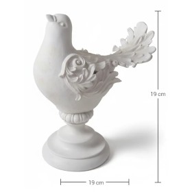 Violette Ham Polyester Kaideli Kuş Biblosu No:1 (19x19 cm)