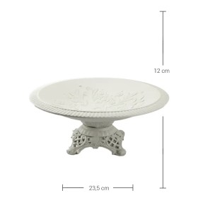 Violette Ham Polyester Ayaklı Çiçek Desenli Sunumluk No:34 (23,5x12 cm)