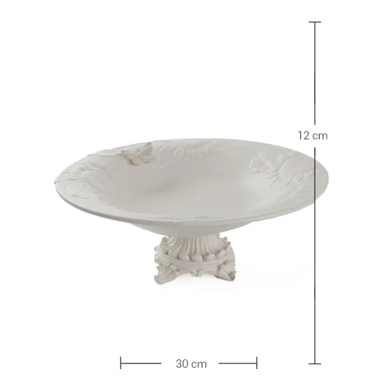 Violette Ham Polyester Kelebek Desenli Geniş Meyvelik No:63 (30x12 cm)