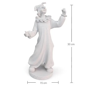 Violette Ham Polyester Ayakta Palyaço Figürü Dekor No:80 (30x15 cm)