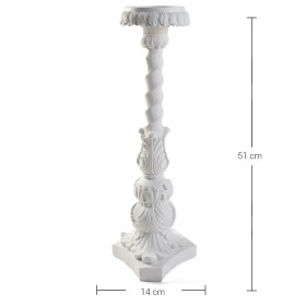 Violette Ham Polyester Yüksek Burgulu Kaide Şamdan No:100 (51x14 cm)