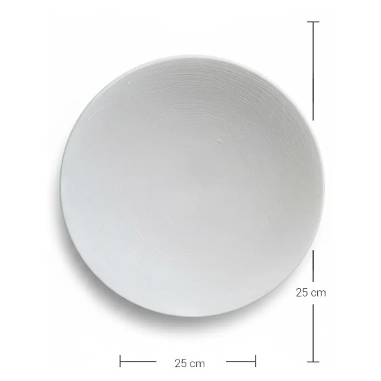 EHCS004 25 cm Tabak Ham Seramik Obje