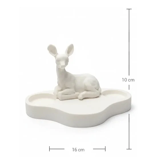 Violette Ham Polyester Geyikli Mumluk No:215 (16x10 cm)