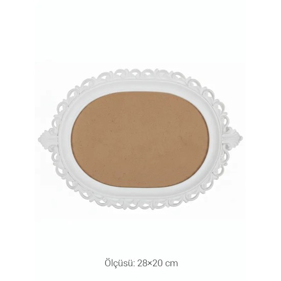 EHS134 Ahşap Obje Çırtıklı Sunumluk (28×20 cm)