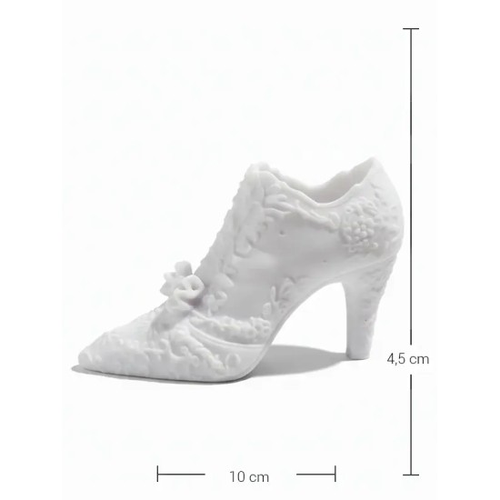 Violette Ham Polyester Vintage Ayakkabı Obje No:VHPA219 (10*4,5 cm)