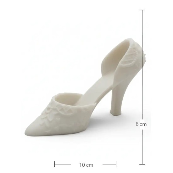 Violette Ham Polyester Vintage Ayakkabı Obje No:VHPA221 (10*6 cm)