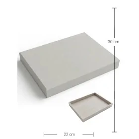 PA179 Dikdörtgen Şase Pano Ahşap Boyanabilir Obje